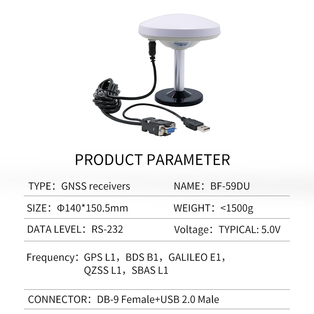 Beitian's new GPS mushroom head receiver GNSS Beidou various serial port built-in module antenna BF-29D Beitian's new GPS mushroom head receiver GNSS Beidou various serial port built-in module antenna BF-29D